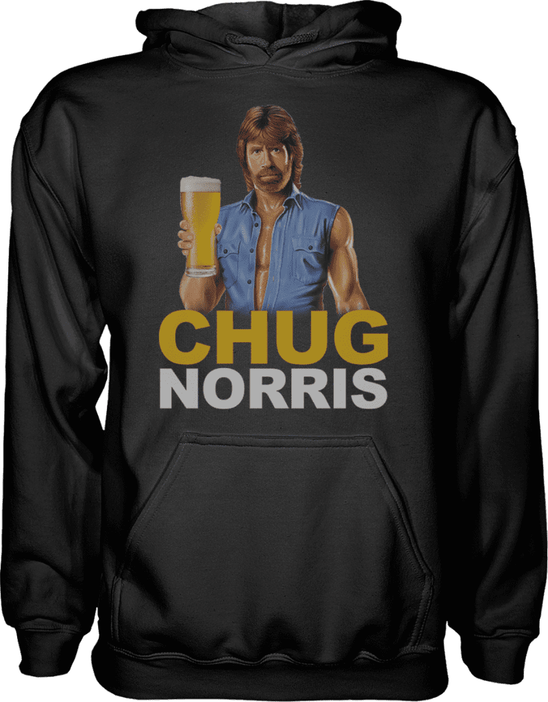 Chug Norris Hoodie - Greater Half