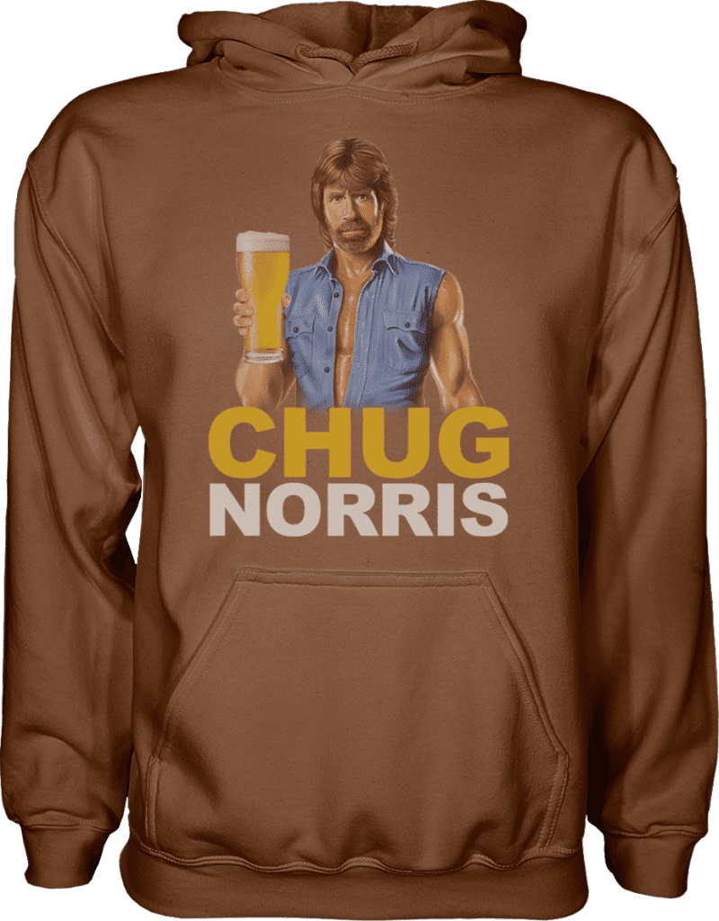 Chug Norris Hoodie - Greater Half