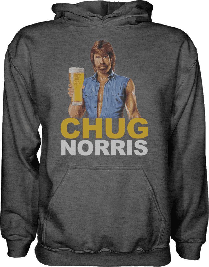 Chug Norris Hoodie - Greater Half