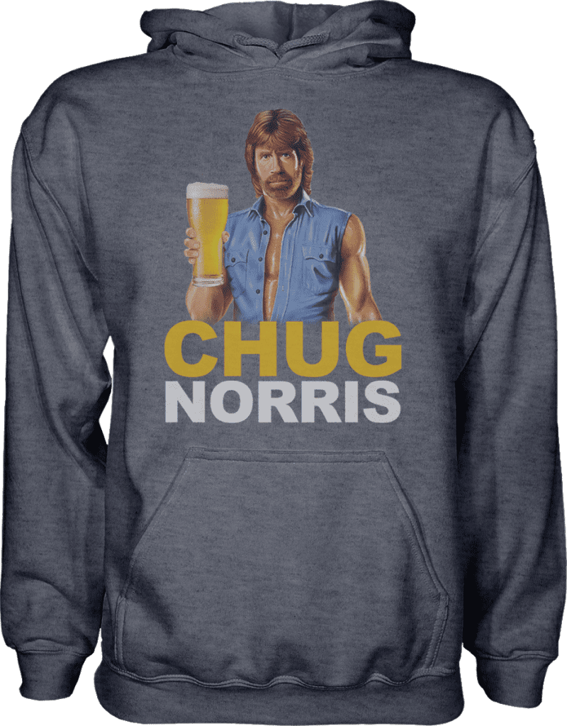 Chug Norris Hoodie - Greater Half