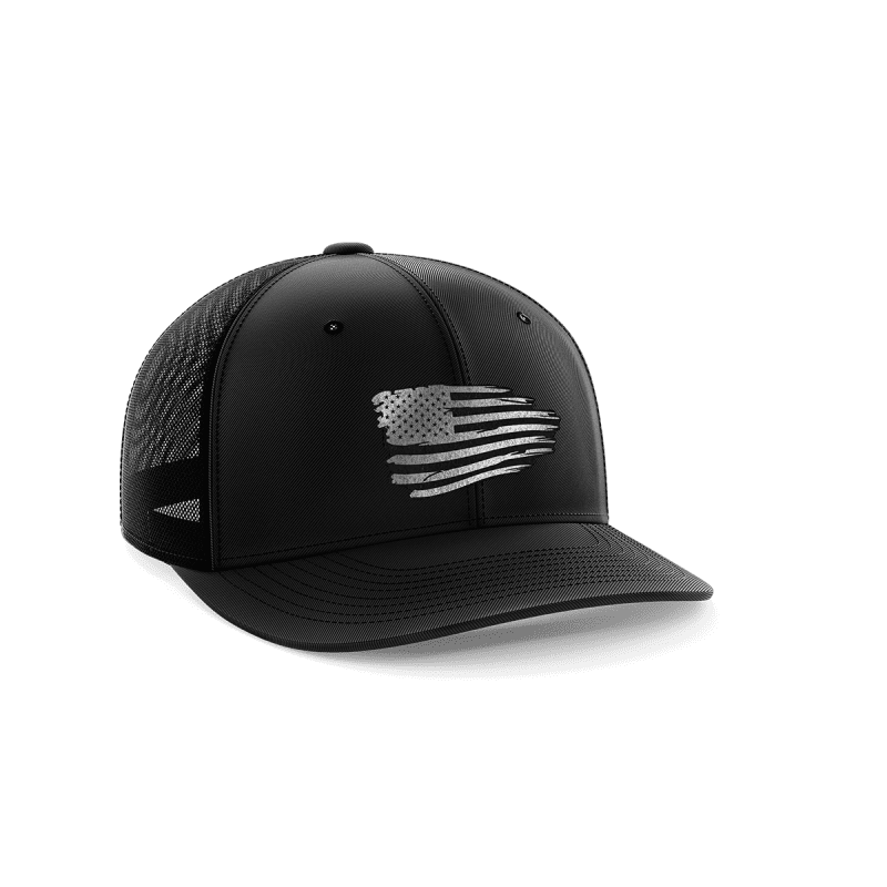 Torn Flag Black Patch Hat - Greater Half