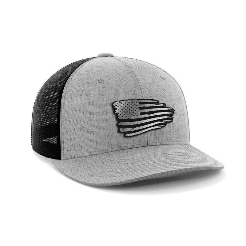 Torn Flag Black Patch Hat - Greater Half