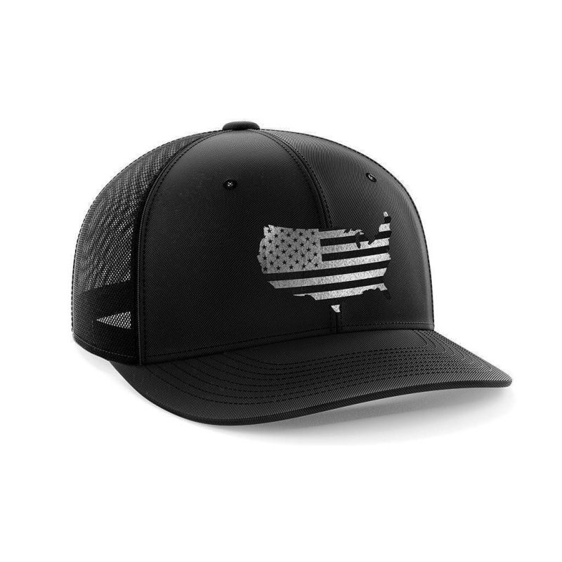 Continental Flag Black Patch Hat - Greater Half