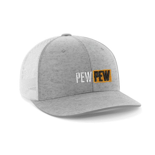 Pew Pew Hub Embroidered Trucker Hat - Greater Half