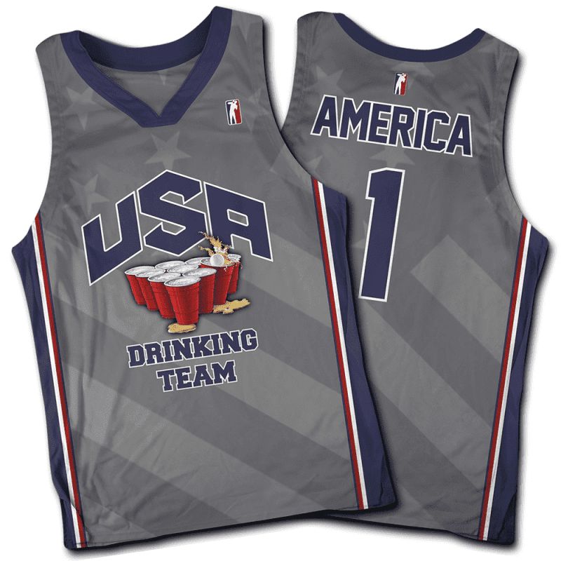 USA Drinking Team Grey - Greater Half