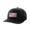 USA Flag Woven Patch Hat - Greater Half