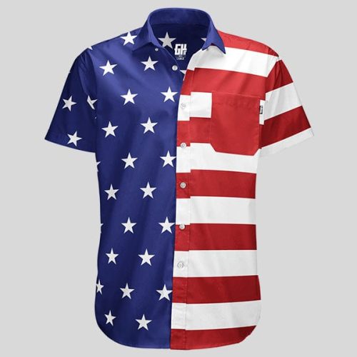 American Flag Button Down - Greater Half