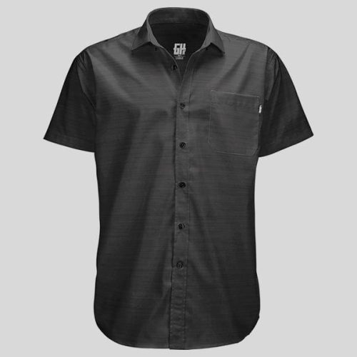 Dark Heather Button Down - Greater Half