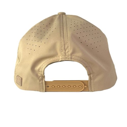 desert tan performance golf rope hat back