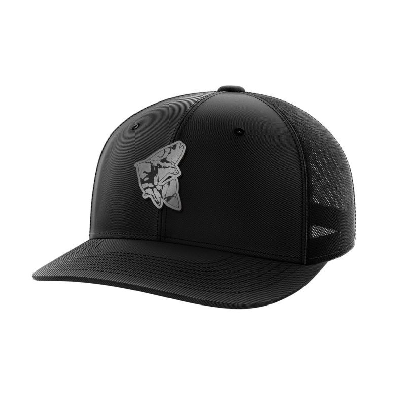 Fish Black Patch Hat - Greater Half