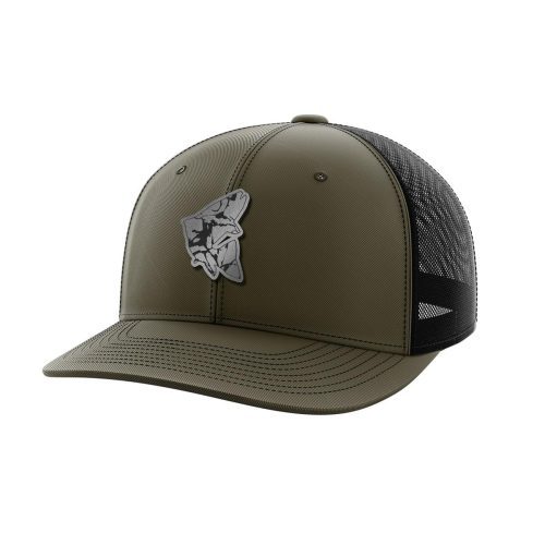 Fish Black Patch Hat - Greater Half