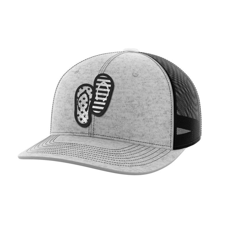 Flip Flops Black Patch Hat - Greater Half