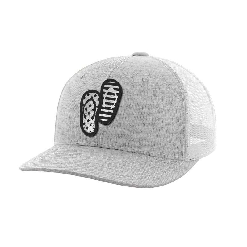 Flip Flops Black Patch Hat - Greater Half