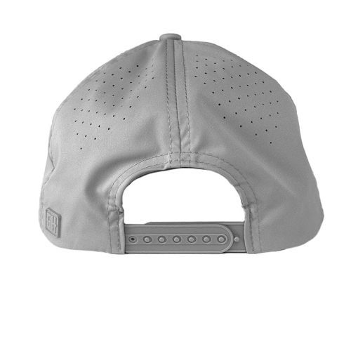 grey performance golf rope hat back