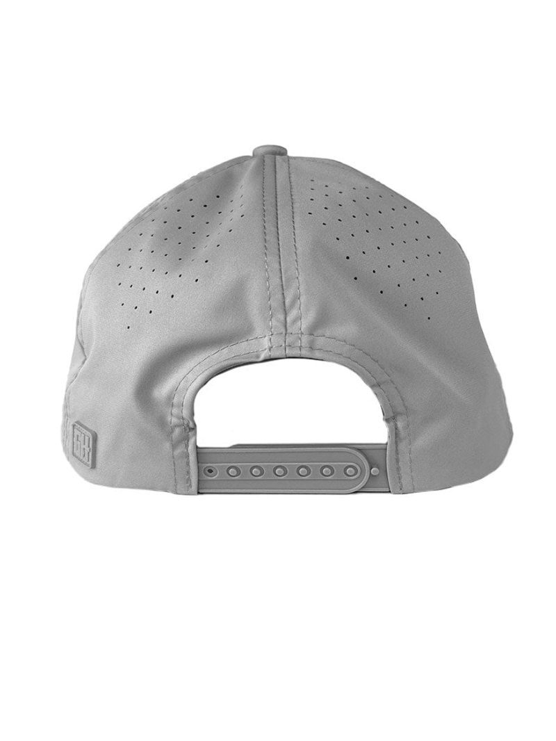 grey performance golf rope hat back