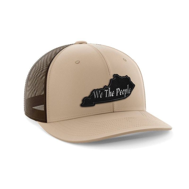 We The People Kentucky Black Patch Hat - Greater Half