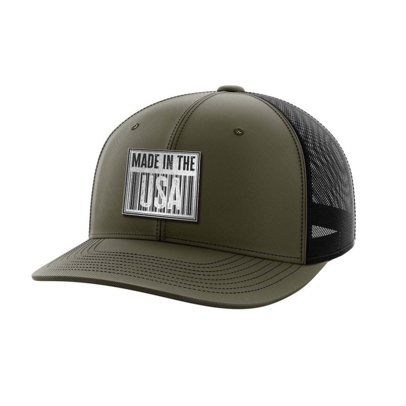 Made In The USA Black Patch Hat - Greater Half