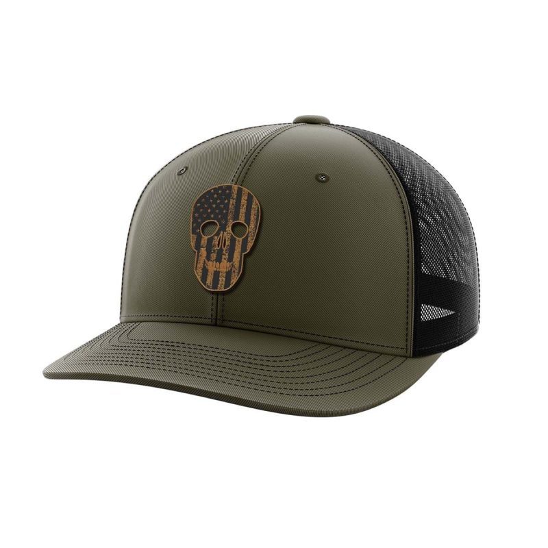 Skull Flag Bamboo Patch Hat - Greater Half