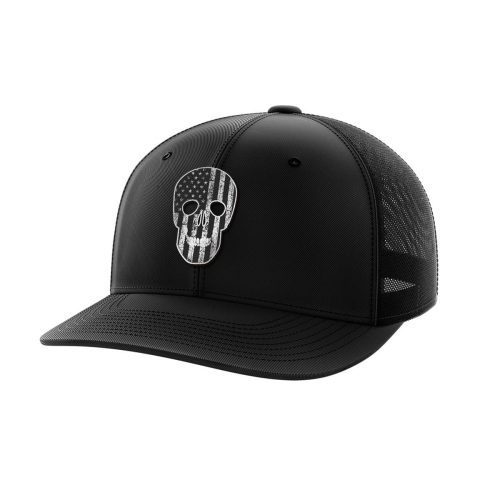 Skull Flag Black Patch Hat - Greater Half