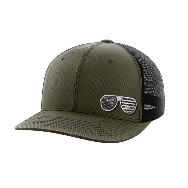 Sunglasses Black Patch Hat - Greater Half