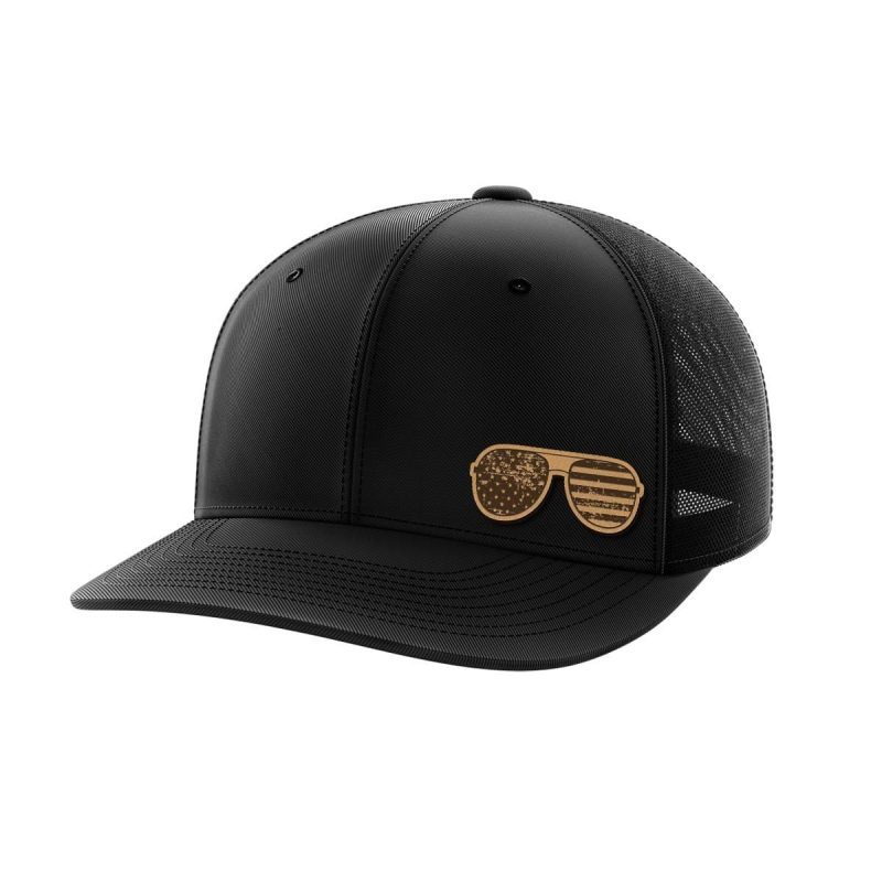 Sunglasses Leather Patch Hat - Greater Half