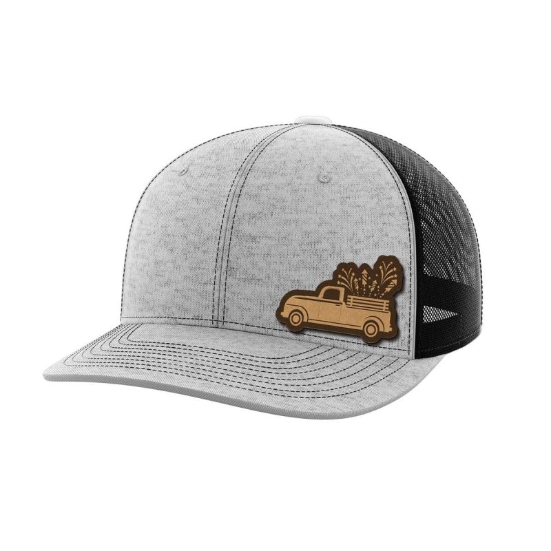 Fireworks Truck Leather Patch Hat - Greater Half