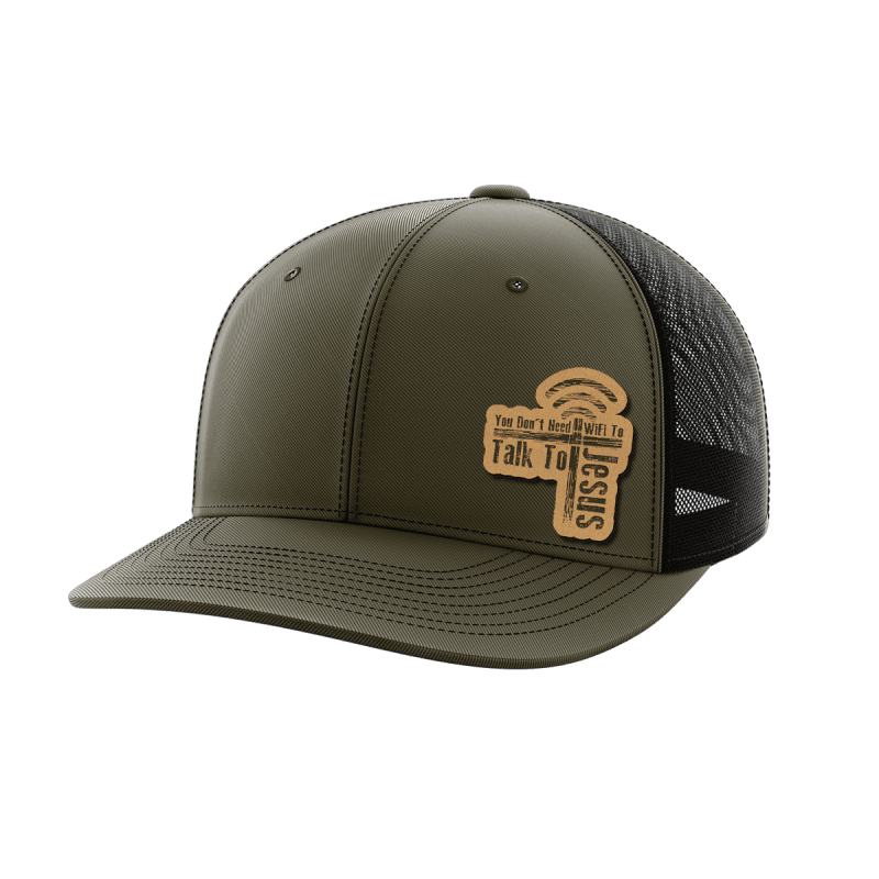 You Don't Need Wifi Leather Patch Hat - Greater Half